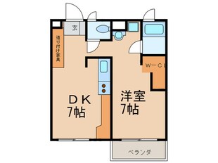 メゾネット信和の物件間取画像